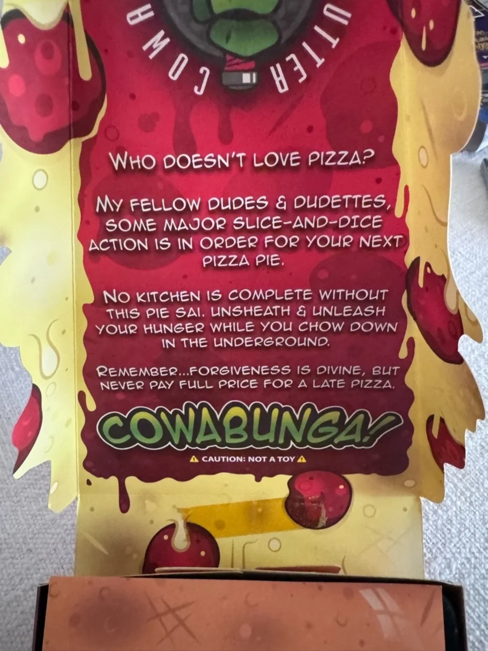 Cowabunga Pizza Cutter (Geek Fuel Exclusive